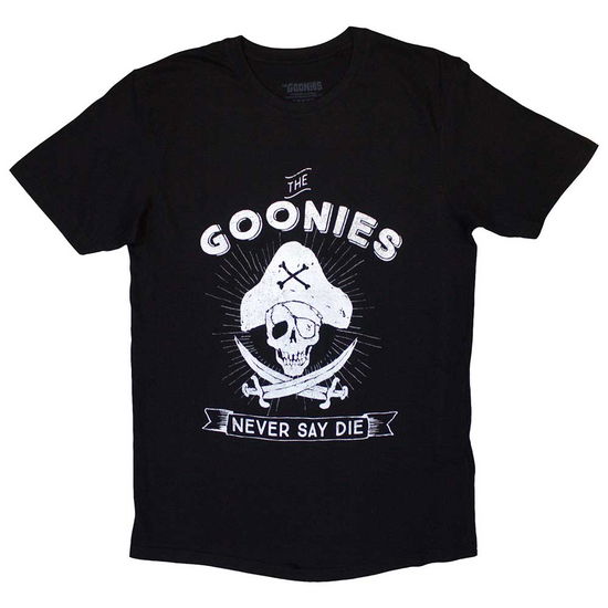 The Goonies Unisex T-Shirt: Never Say Die - Goonies - The - Merchandise -  - 5056737248760 - 