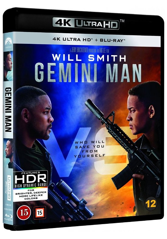 Cover for Gemini Man (4K UHD + Blu-ray) (2020)