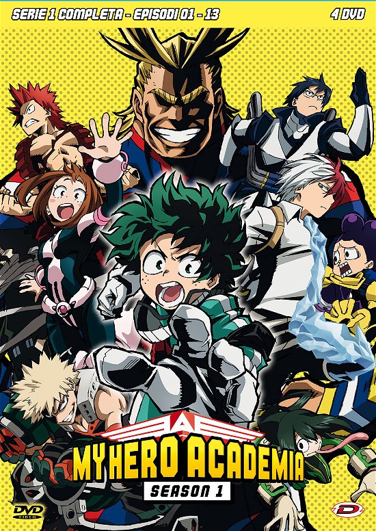 Cover for My Hero Academia · My Hero Academia - Stag. 01 Ep 01-13 - Dvd (DVD) (2021)