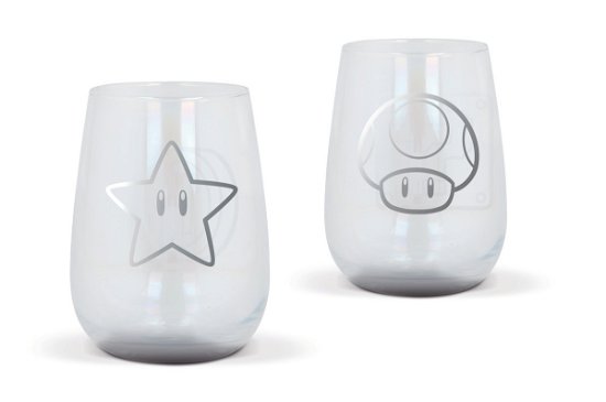 Gift Set Of 2 Glasses (1376) - Super Mario - Merchandise -  - 8412497013760 - 