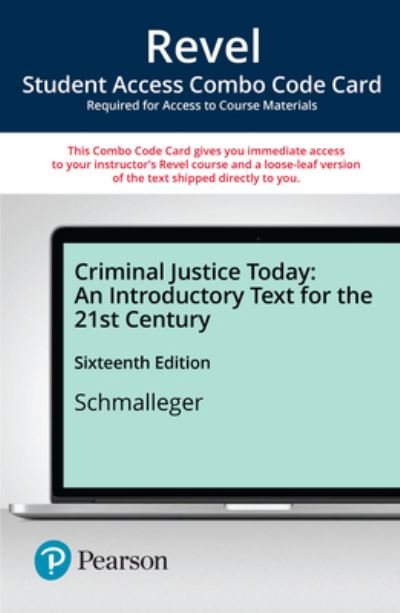 Cover for Frank Schmalleger · Revel for Criminal Justice Today (Bog) (2020)