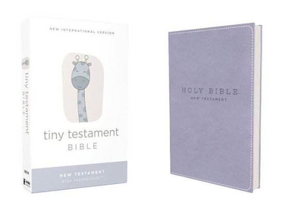 Cover for Zondervan · NIV, Tiny Testament Bible, New Testament, Leathersoft, Blue, Comfort Print (Läderbok) (2022)
