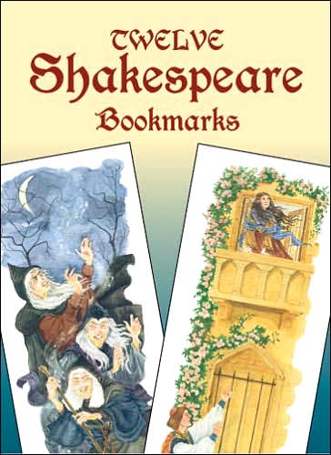 Cover for Steven James Petruccio · Twelve Shakespeare Bookmarks - Dover Bookmarks (Paperback Book) (2004)