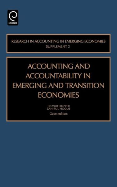 Cover for Hopper · Accounting and Accountability in Emerging and Transition Economies - Research in Accounting in Emerging Economies (Hardcover Book) (2003)