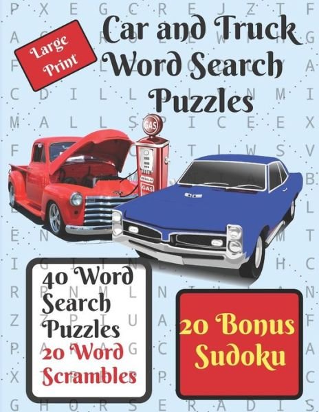 Cover for Neaterstuff Publishing · Car and Truck Word Search Puzzle Book (Paperback Book) (2019)