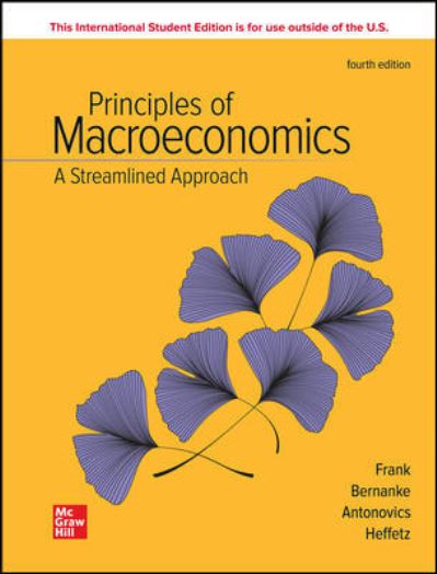 Cover for Robert Frank · ISE Principles of Macroeconomics, A Streamlined Approach (Paperback Book) (2021)