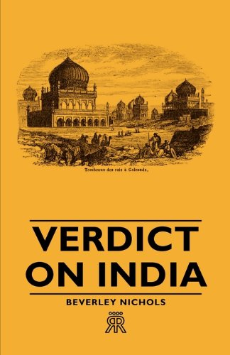 Cover for Beverley Nichols · Verdict on India (Taschenbuch) (2006)