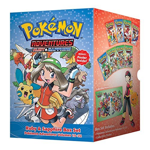 Cover for Hidenori Kusaka · Pokemon Adventures Ruby &amp; Sapphire Box Set: Includes Volumes 15-22 - Pokemon Manga Box Sets (Paperback Bog) [Box edition] (2014)