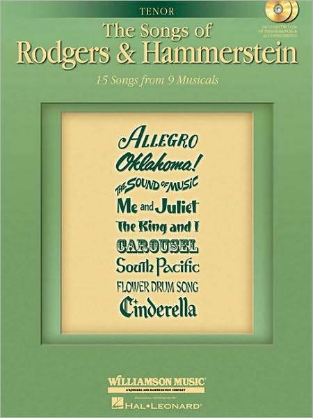 Cover for Hammerstein, Oscar, II · The Songs of Rodgers and Hammerstein (Paperback Book) [Tenor edition] (2009)