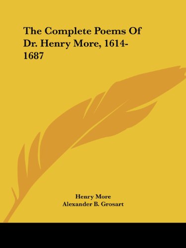 Cover for Henry More · The Complete Poems of Dr. Henry More, 1614-1687 (Paperback Book) (2007)