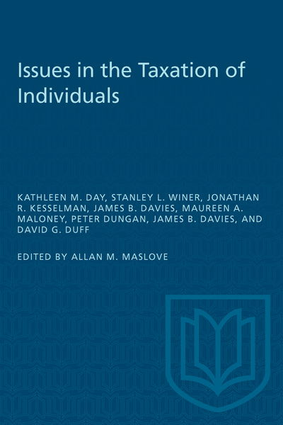 Cover for Allan Maslove · Issues in the Taxation of Individuals (N/A) (1994)