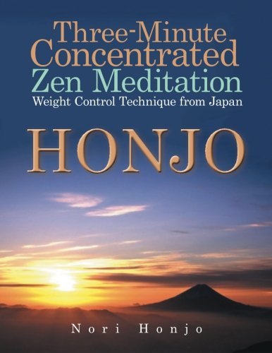 Cover for Nori Honjo · Three-minute Concentrated Zen Meditation Weight Control Technique from Japan (Paperback Book) (2014)
