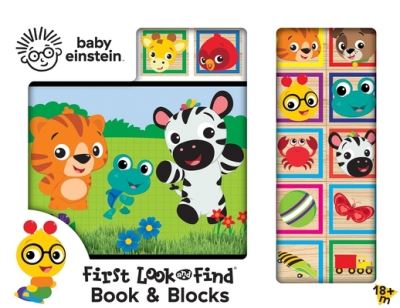 Cover for Editors of Phoenix International Publications · Baby Einstein - 10 Wooden Blocks and Interactive First Look and Find Board Book Set - PI Kids (Board book) (2019)