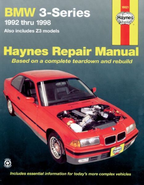 Cover for Haynes Publishing · BMW 3 Series (1992-1998) Haynes Repair Manual (USA) (Paperback Book) [2 Revised edition] (2001)