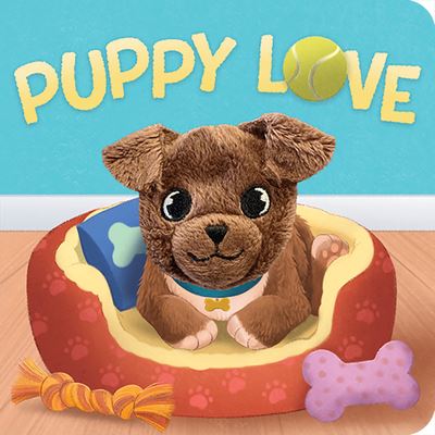 Cover for Brick Puffinton · Puppy Love (Board book) (2021)