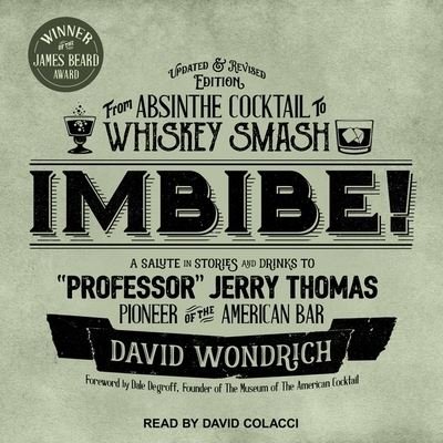 Cover for David Wondrich · Imbibe! Updated and Revised Edition (CD) (2017)