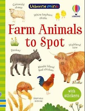 Cover for Kate Nolan · Farm Animals to Spot - Usborne Minis (Paperback Bog) (2023)