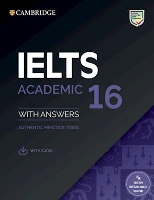Cover for IELTS 16 Academic. Student's Book with Answers with downloadable Audio with Resource Bank (Taschenbuch) (2021)