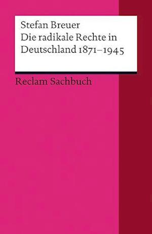 Cover for Stefan Breuer · Reclam UB 18776 Breuer.Radikale Rechte (Book)