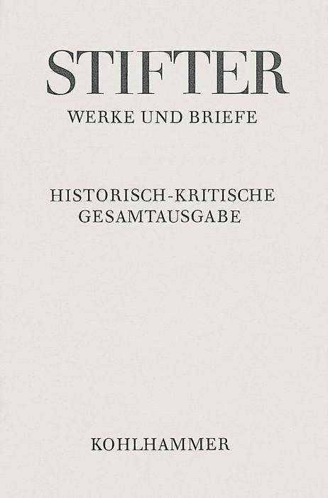 Cover for Adalbert Stifter · Studien (Adalbert Stifter: Werke Und Briefe) (German Edition) (Innbunden bok) [German edition] (1979)
