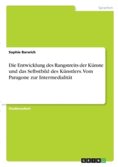 Cover for Barwich · Die Entwicklung des Rangstreits (Book)