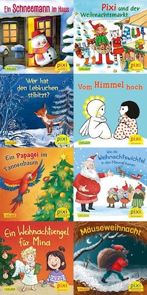 Pixi-Weihnachts-8er-Set 38: Zauberhafte Weihnachten mit Pixi (8x1 Exemplar) - V/A - Bøker - Carlsen - 9783551038760 - 28. september 2023