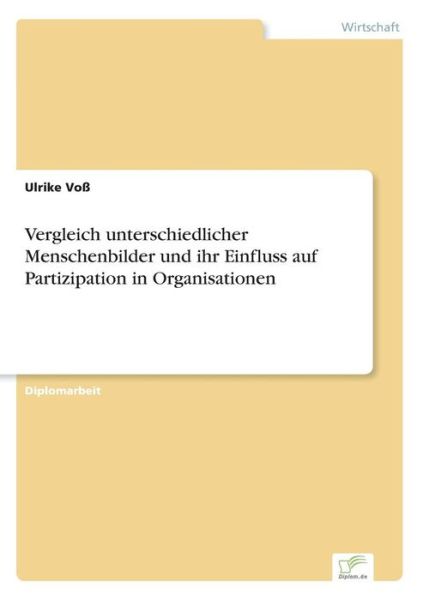 Cover for Voß · Vergleich unterschiedlicher Mensche (Bok) [German edition] (2006)