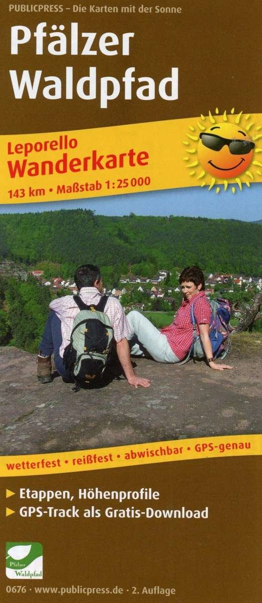 Cover for Publicpress · Palatinate Forest Path, hiking map 1:25,000 (Kort) (2018)