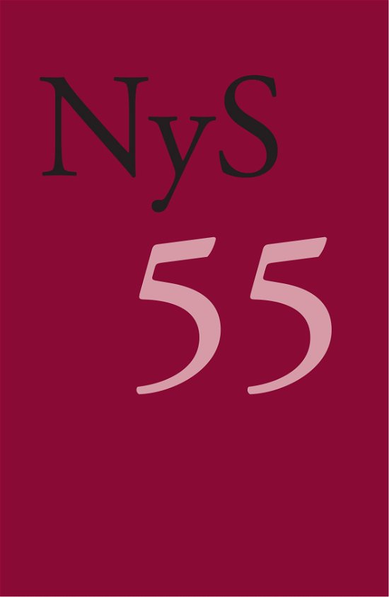 Cover for NyS. Nydanske Sprogstudier: NyS 55 (Sewn Spine Book) [1. wydanie] (2018)