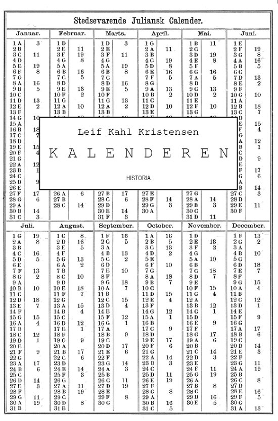 Cover for Leif Kahl Kristensen · Kalenderen (Hæftet bog) [1. udgave] (2020)