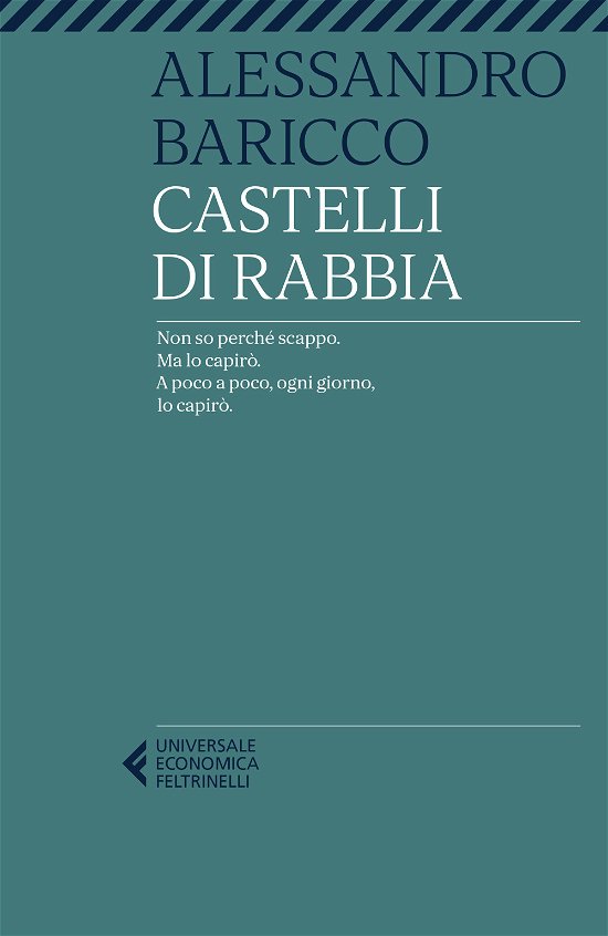Cover for Alessandro Baricco · Castelli Di Rabbia (Bog) (2022)