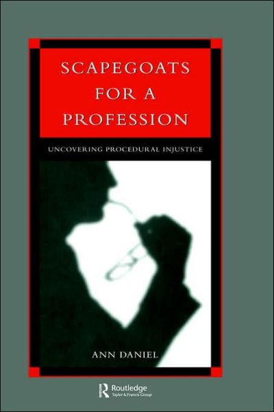 Cover for Ann Daniel · Scapegoats for a Profession (Hardcover Book) (1998)