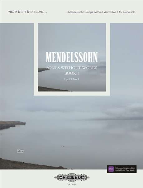 Cover for More Than the Score...mendelssohn: Songs Without Words No. 1 (Sheet music) (2017)