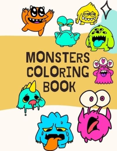 Cover for Amal Prince · Monsters coloring book (Paperback Book) (2021)