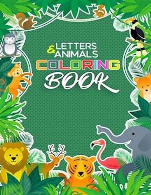 Cover for Work Book · Letters and Animals Coloring Book (Paperback Book) (2020)