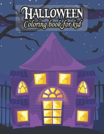 Cover for Ludivine Dhillon · HALLOWEEN Coloring book for kid (Paperback Book) (2020)