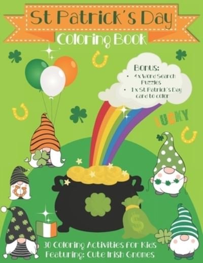 Cover for J and I Books · St Patrick's Day Coloring Book (Pocketbok) (2021)