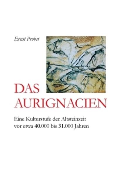 Cover for Ernst Probst · Das Aurignacien: Eine Kulturstufe der Altsteinzeit vor etwa 40.000 bis 31.000 Jahren (Taschenbuch) (2021)