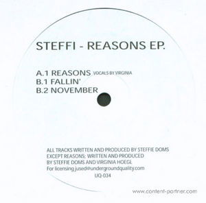 Cover for Steffi · Reasons EP (12&quot;) (2010)