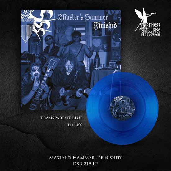 Cover for Master's Hammer · Finished (Transparent Blue Vinyl) (LP) (2024)
