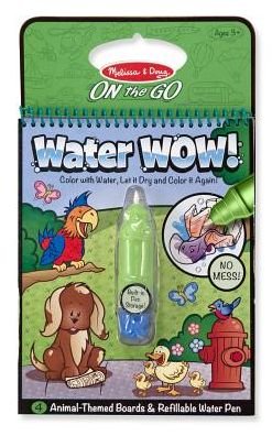 Water Wow! - Animals: Activity Books - on the Go - Melissa & Doug - Libros - Melissa & Doug - 0000772053761 - 4 de octubre de 2012