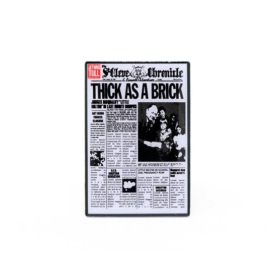 Thick As a Brick - Jethro Tull - Mercancía -  - 0803343225761 - 11 de marzo de 2019
