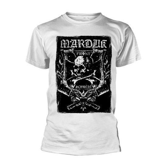 Cover for Marduk · Frontschwein (White) (T-shirt) [size XXXL] [White edition] (2020)