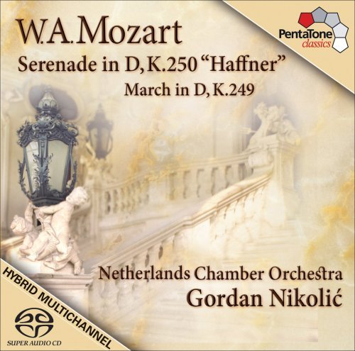 Haffner-Serenade KV 250/Marsch In D - Nikolic,Gordan / Niederländisches Kammerorchester - Musik - PENTATONE - 0827949009761 - 1. juli 2008