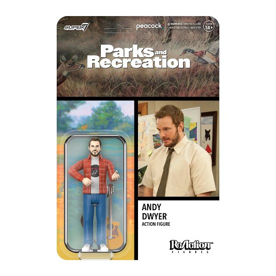 Parks And Recreation Reaction Figures Wave 2 - Andy Dwyer (Mouse Rat) - Parks and Recreation - Merchandise - SUPER 7 - 0840049823761 - January 10, 2023