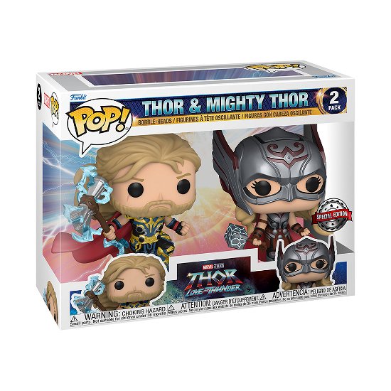 Thor: Love and Thunder POP! Vinyl Figuren 2er-Pack - Funko Pop! Marvel: - Merchandise - Funko - 0889698631761 - June 13, 2023