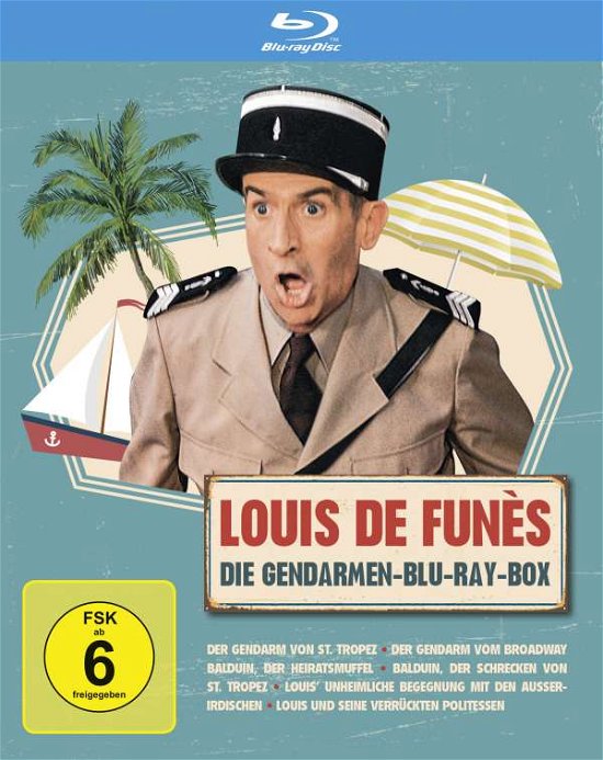 Louis De Funes-gendarmen Blu-ray Box BD - V/A - Elokuva -  - 4013575706761 - perjantai 29. maaliskuuta 2019