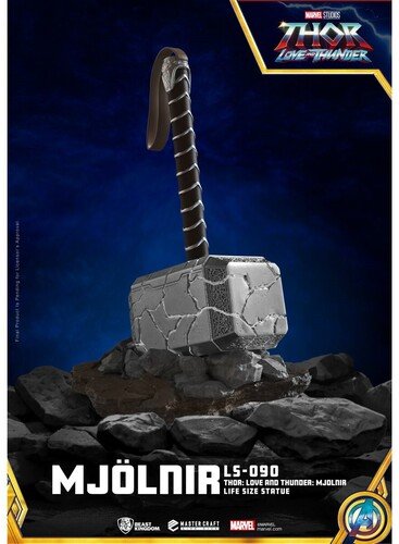 Thor: Love and Thunder Life-Size Statue Mjolnir 53 - Beast Kingdom - Merchandise - BEAST KINGDOM - 4711203451761 - 20. september 2023