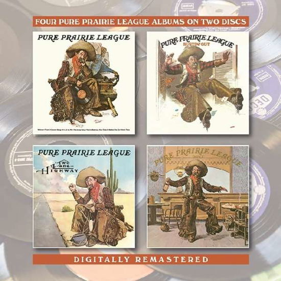Cover for Pure Prairie League · Pure Prairie League / Bustin Out / Two Lane Highway / Dance (CD) (2019)