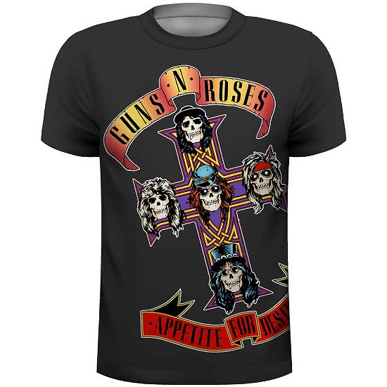 Cover for Guns N' Roses · Guns N' Roses Unisex Sublimation T-Shirt: Appetite (T-shirt) [size S] [Sublimation, White - Unisex edition]